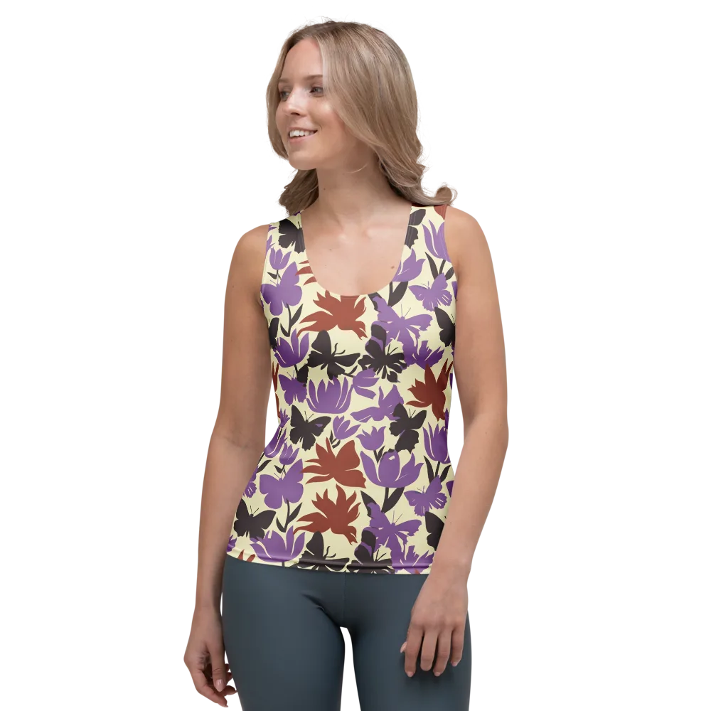 Violet Mariposa on Women's Tank Top — Front