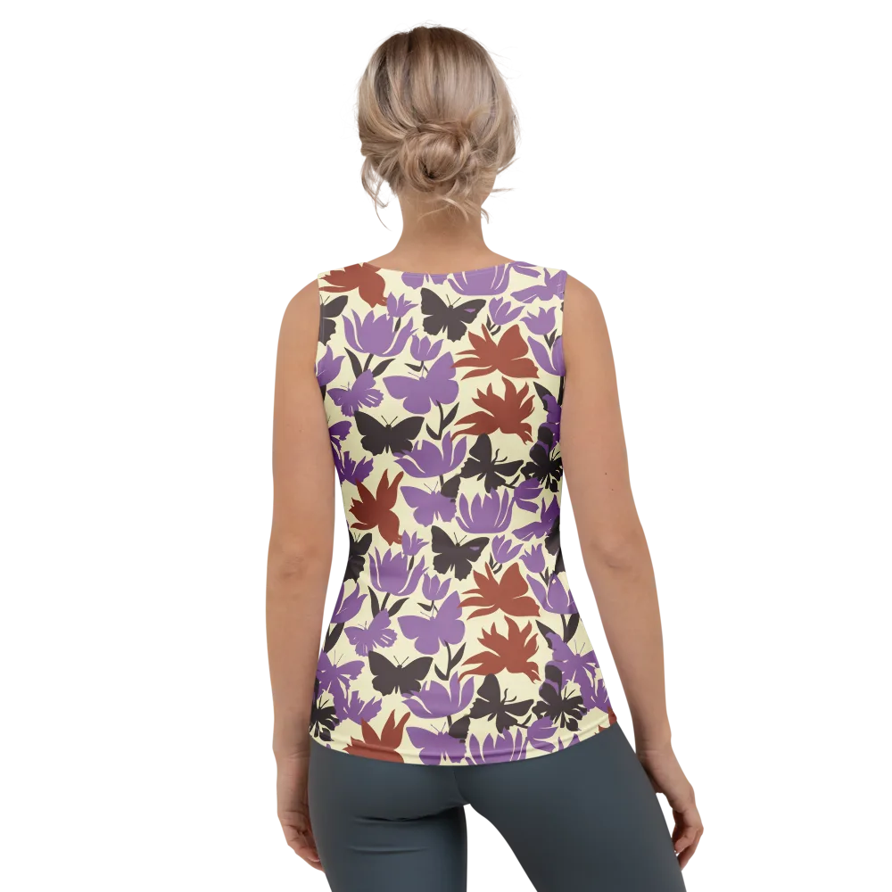 Violet Mariposa on Women's Tank Top — Back