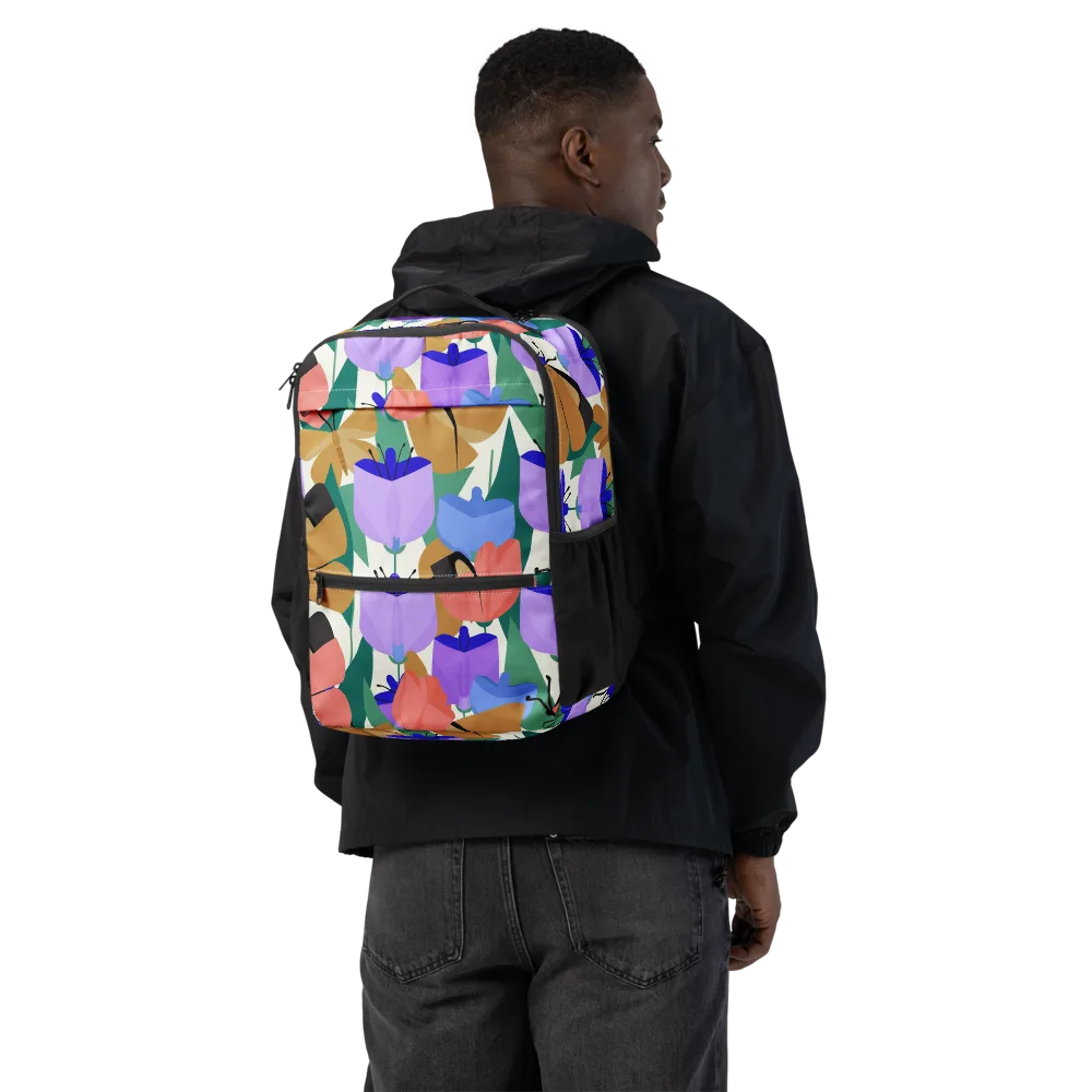 Butterfly Conservatory on Utility Backpack — Back