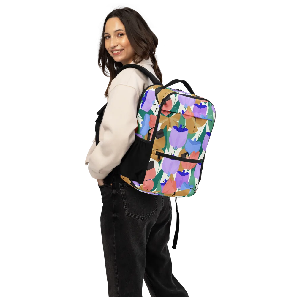 Butterfly Conservatory on Utility Backpack — Back