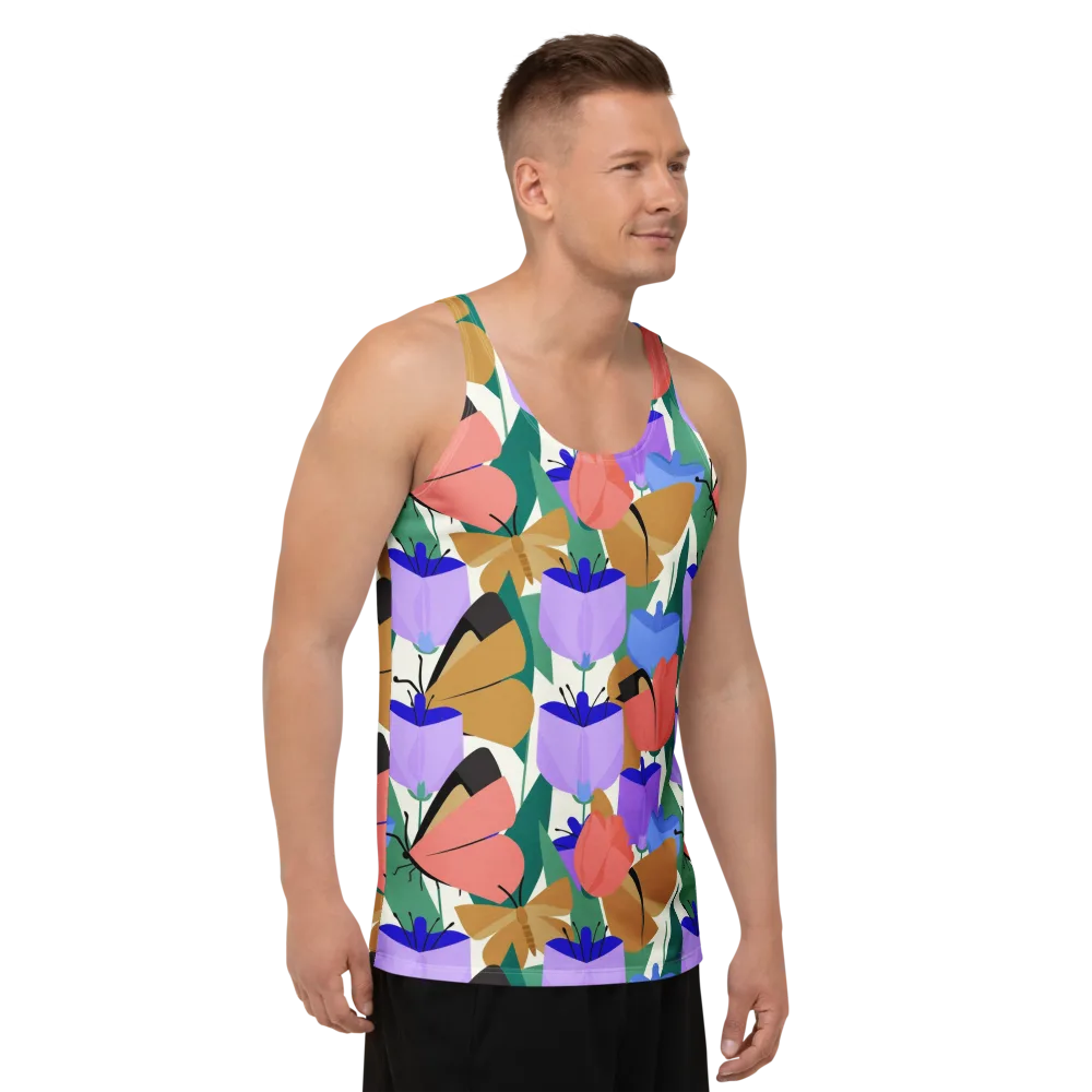 Butterfly Conservatory on Men's Tank Top — Right Front