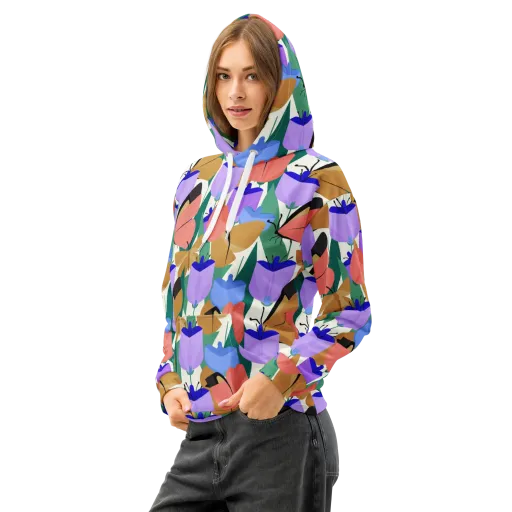 Butterfly Conservatory on a Cotton Hoodie