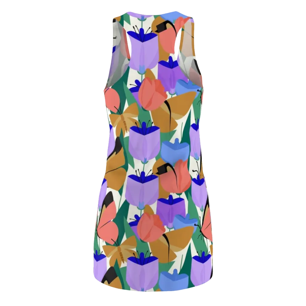 Butterfly Conservatory on Racerback Dress — Back