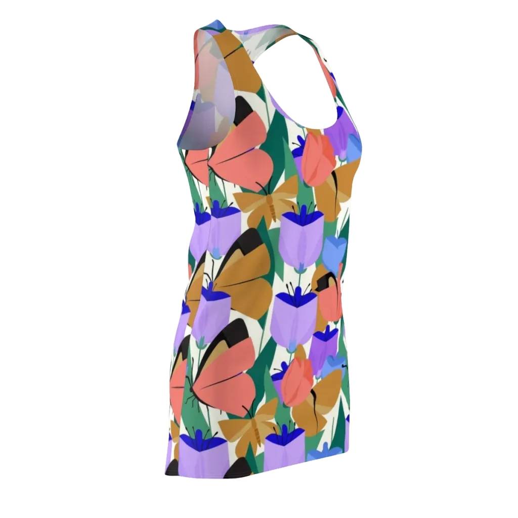 Butterfly Conservatory on Racerback Dress — Front Side