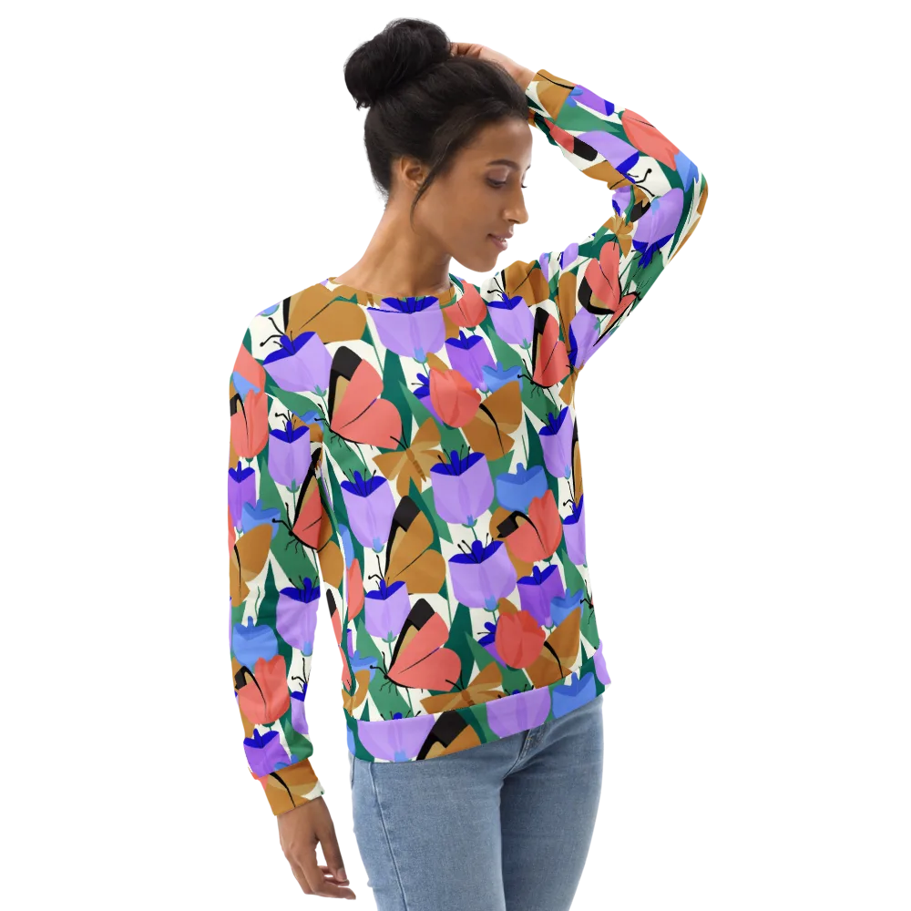 Butterfly Conservatory on Sweatshirt — Right Front