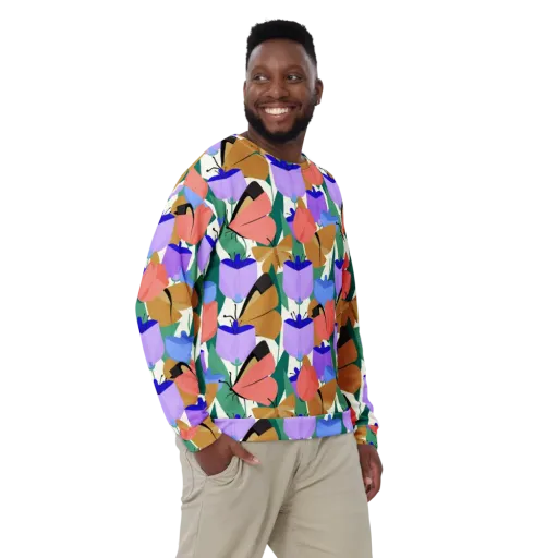 Butterfly Conservatory on a Sweatshirt