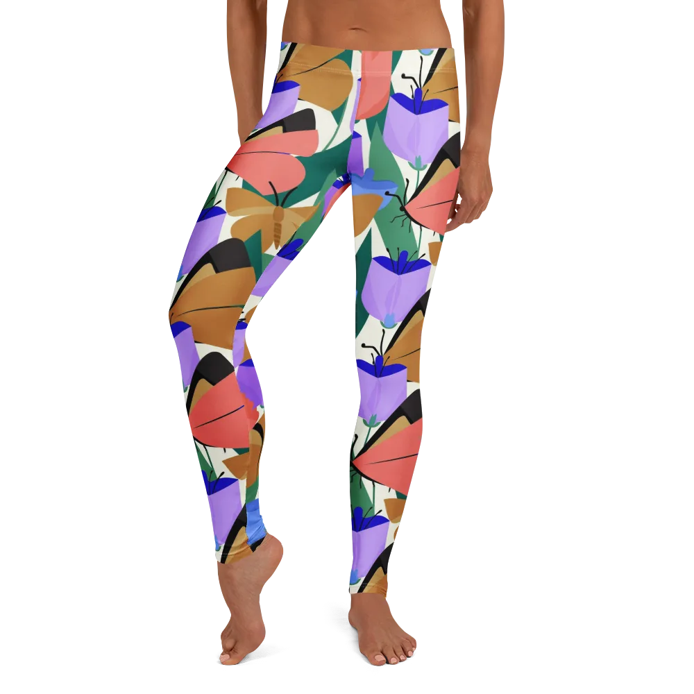 Butterfly Conservatory on Leggings — Front