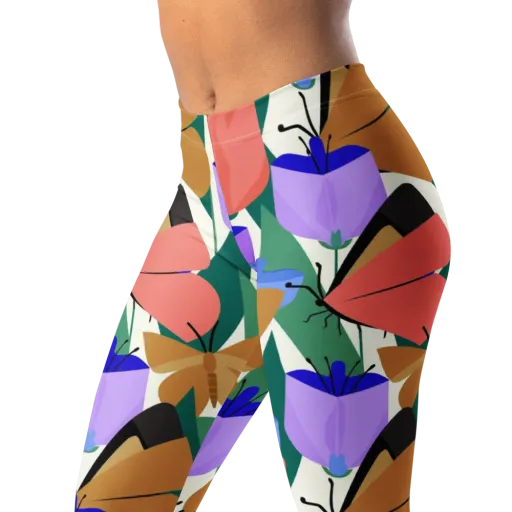 Butterfly Conservatory on a Leggings
