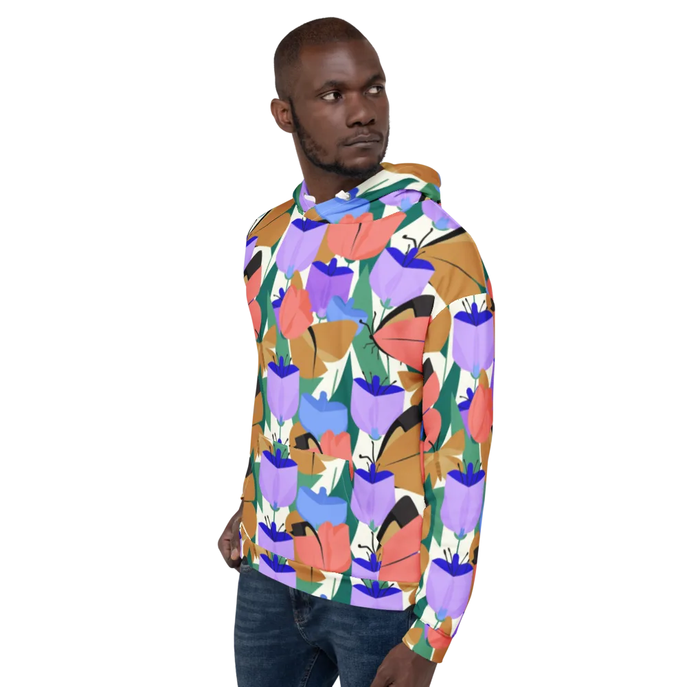 Butterfly Conservatory on Hoodie — Left