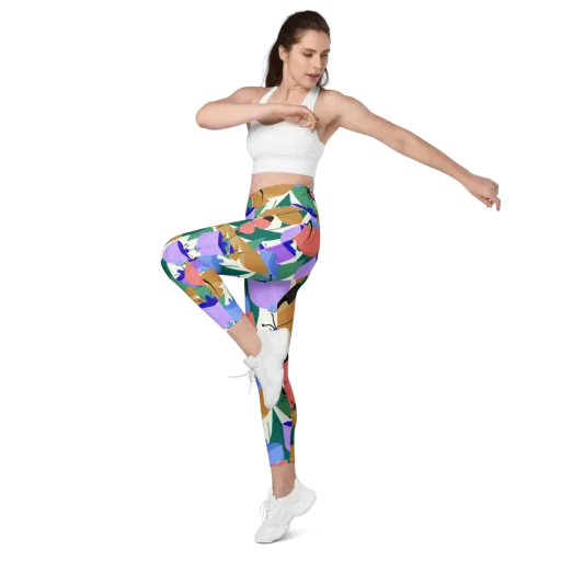 Butterfly Conservatory on a Leggings with Pockets