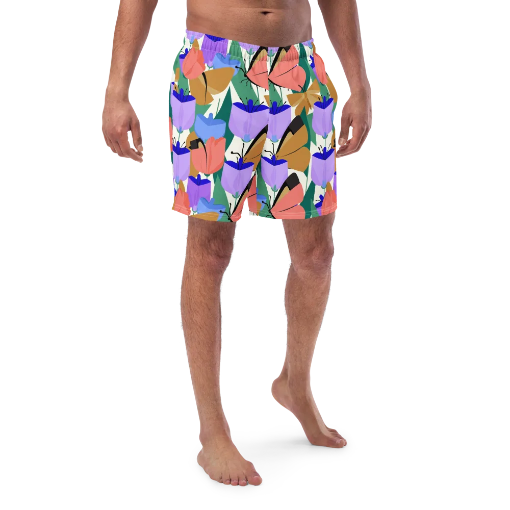 Butterfly Conservatory on Swim Trunks — Front
