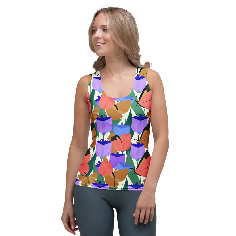 Butterfly Conservatory on Women's Tank Top — Front