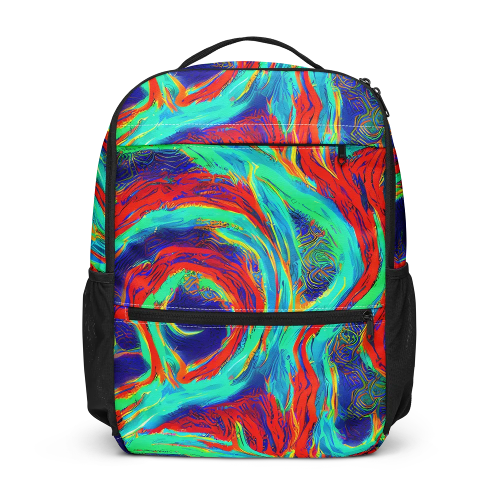 Cerulean Cyclone on Utility Backpack — Front