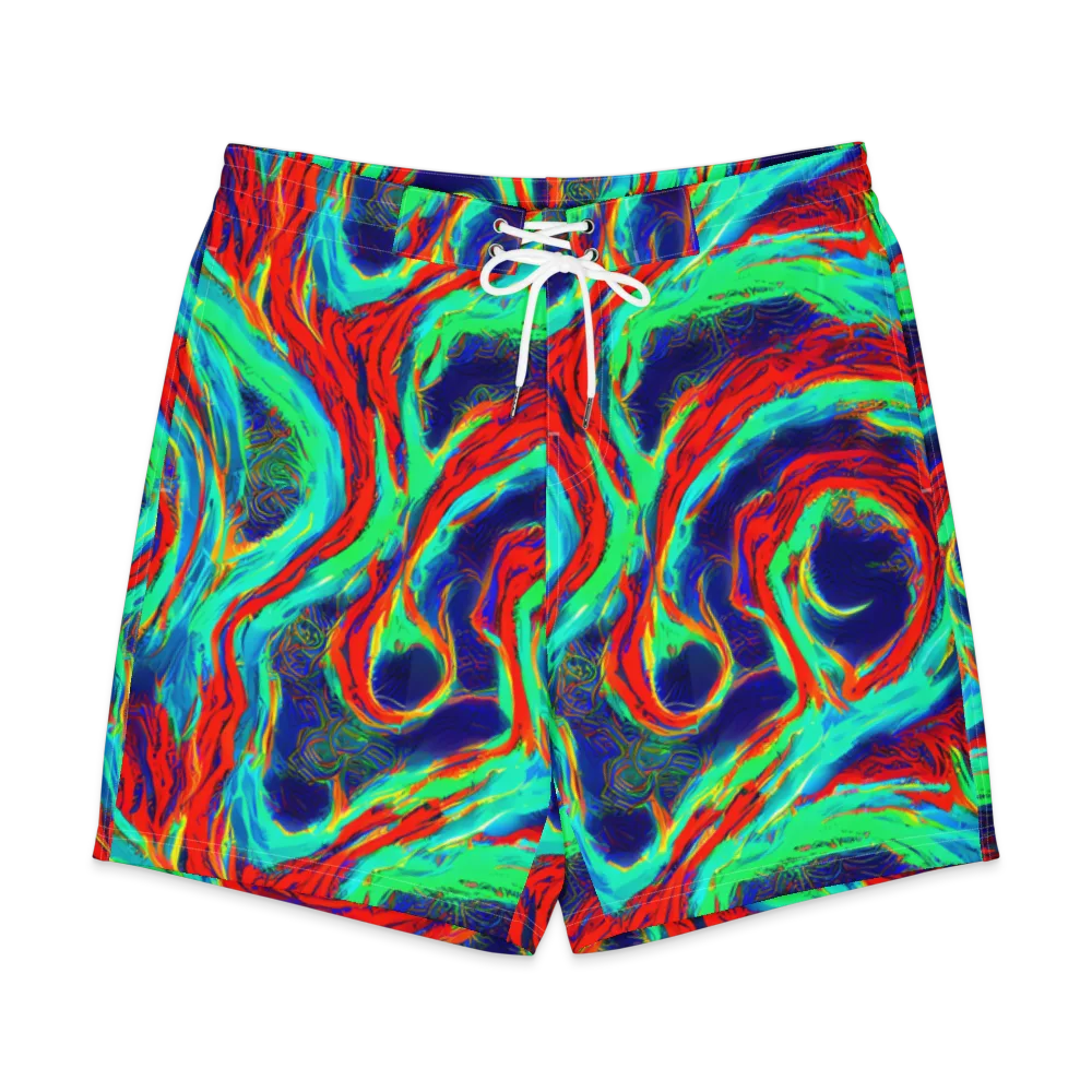 Cerulean Cyclone on Men's Board Shorts — Front