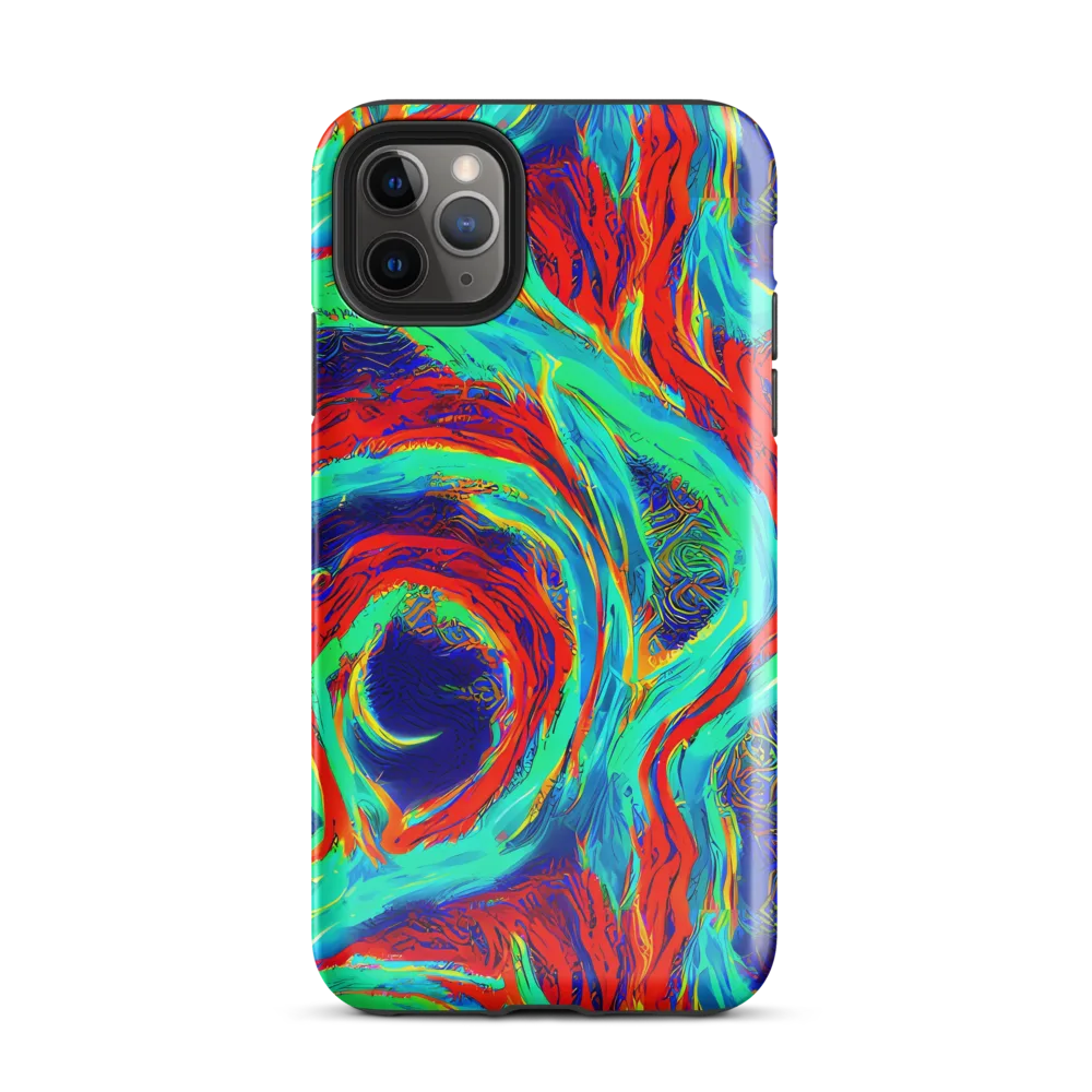 Cerulean Cyclone on Tough Case for iPhone® — Front