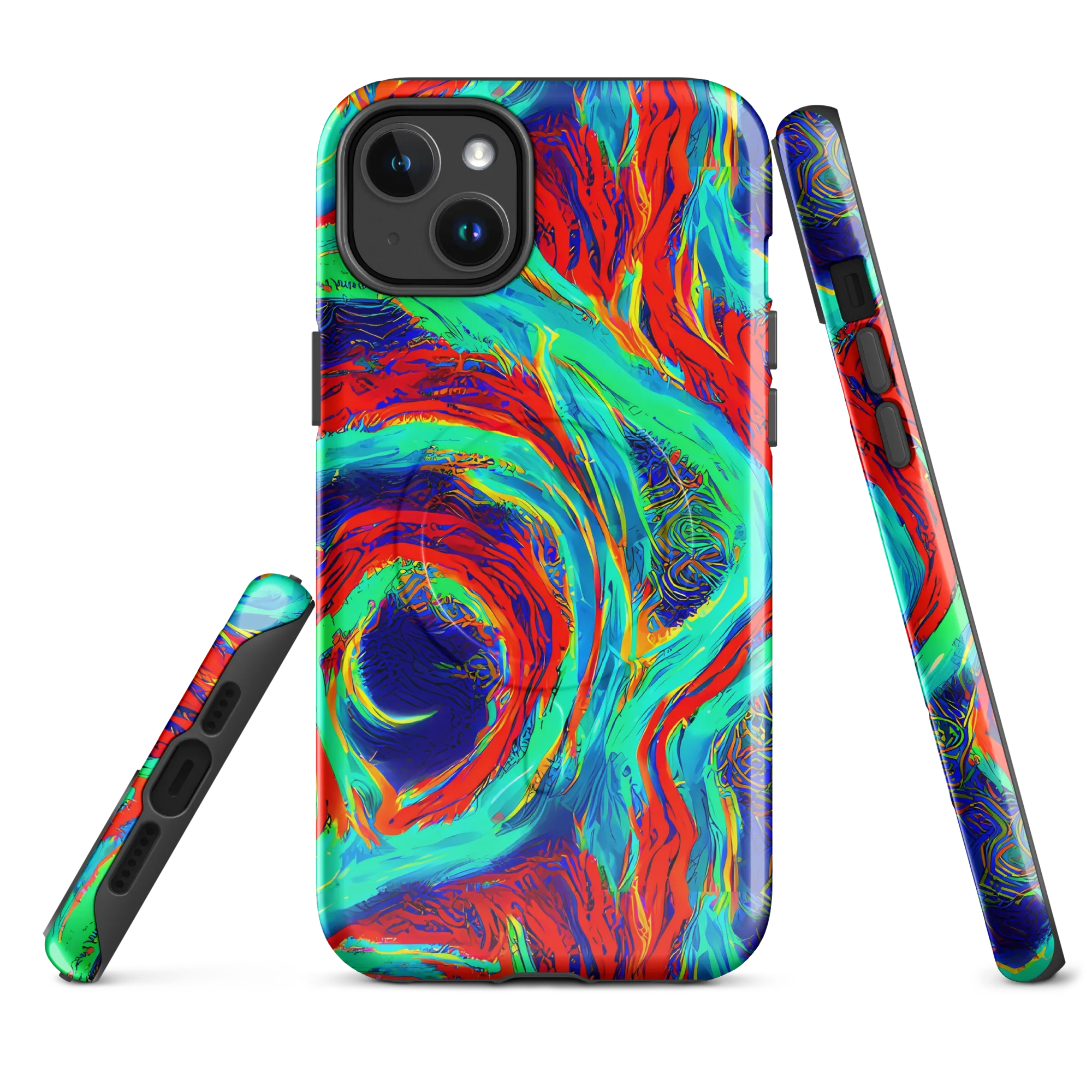 Cerulean Cyclone on MagSafe Tough Case for iPhone® — Front