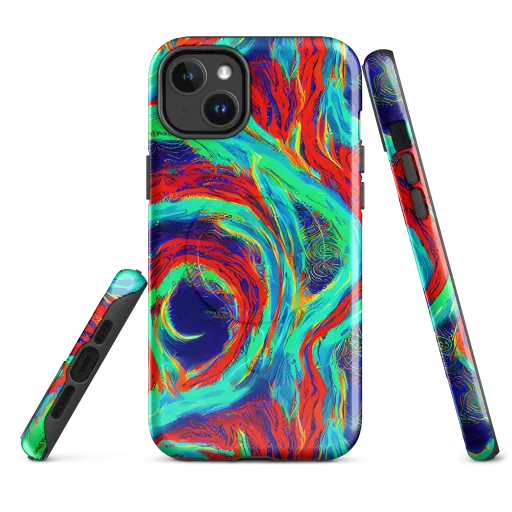 Cerulean Cyclone on a MagSafe Tough Case for iPhone®