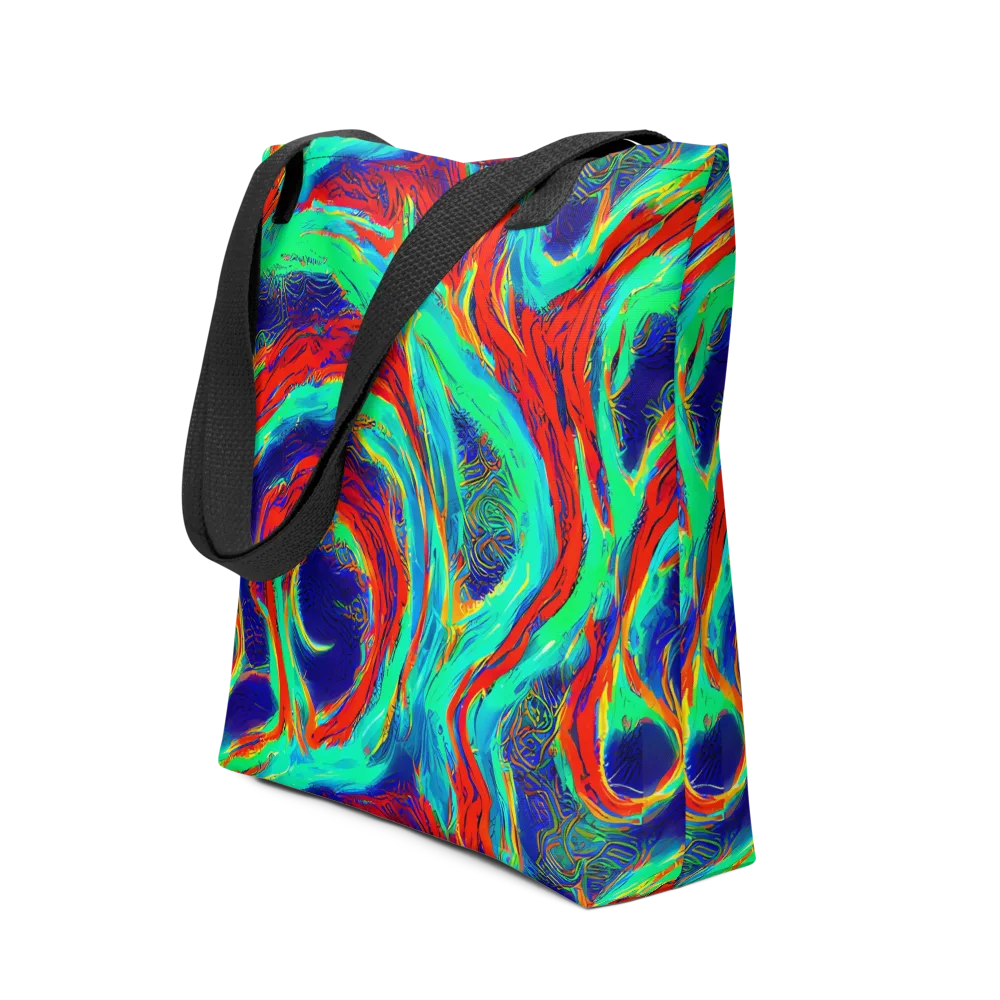 Cerulean Cyclone on Tote Bag — Front