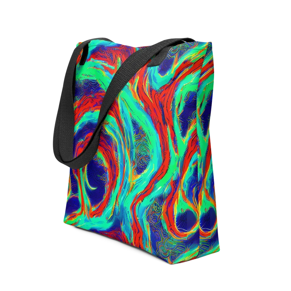 Cerulean Cyclone on Tote Bag — Front