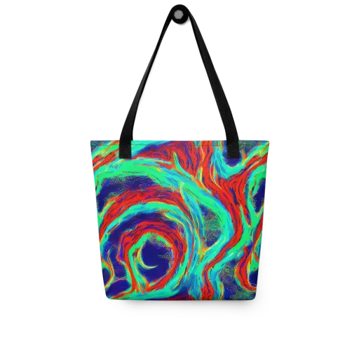Cerulean Cyclone on a Tote Bag