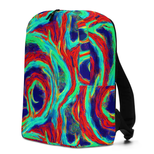 Cerulean Cyclone on a Minimalist Backpack