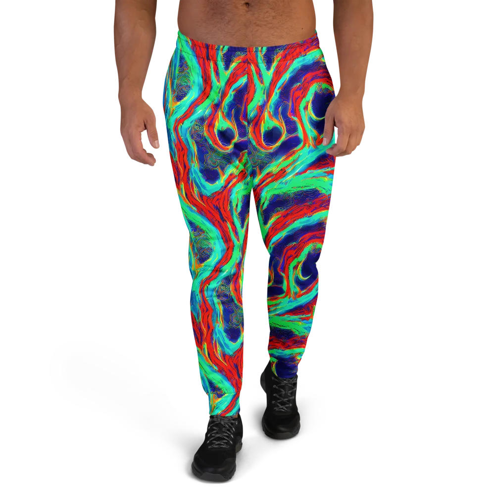 Cerulean Cyclone on Men's Joggers — Front