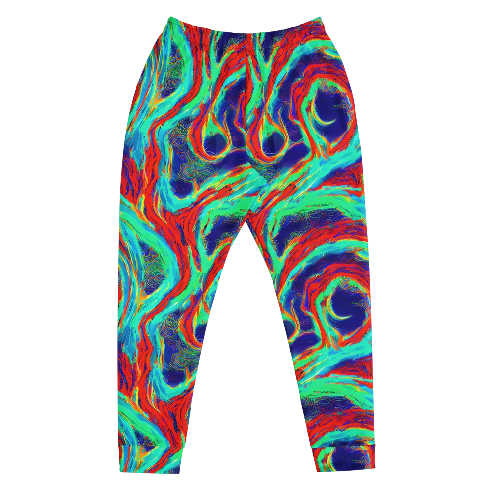 Cerulean Cyclone on Men's Joggers — Front