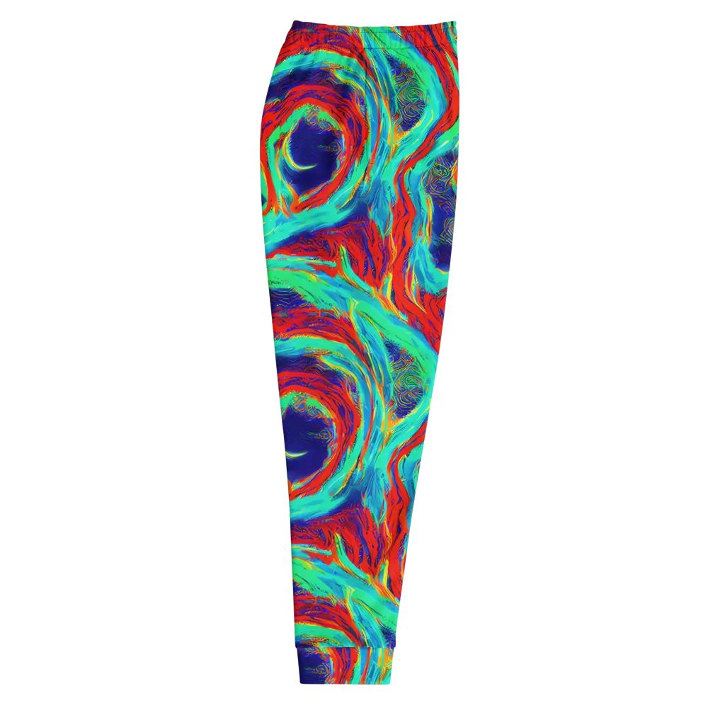 Cerulean Cyclone on Men's Joggers — Right