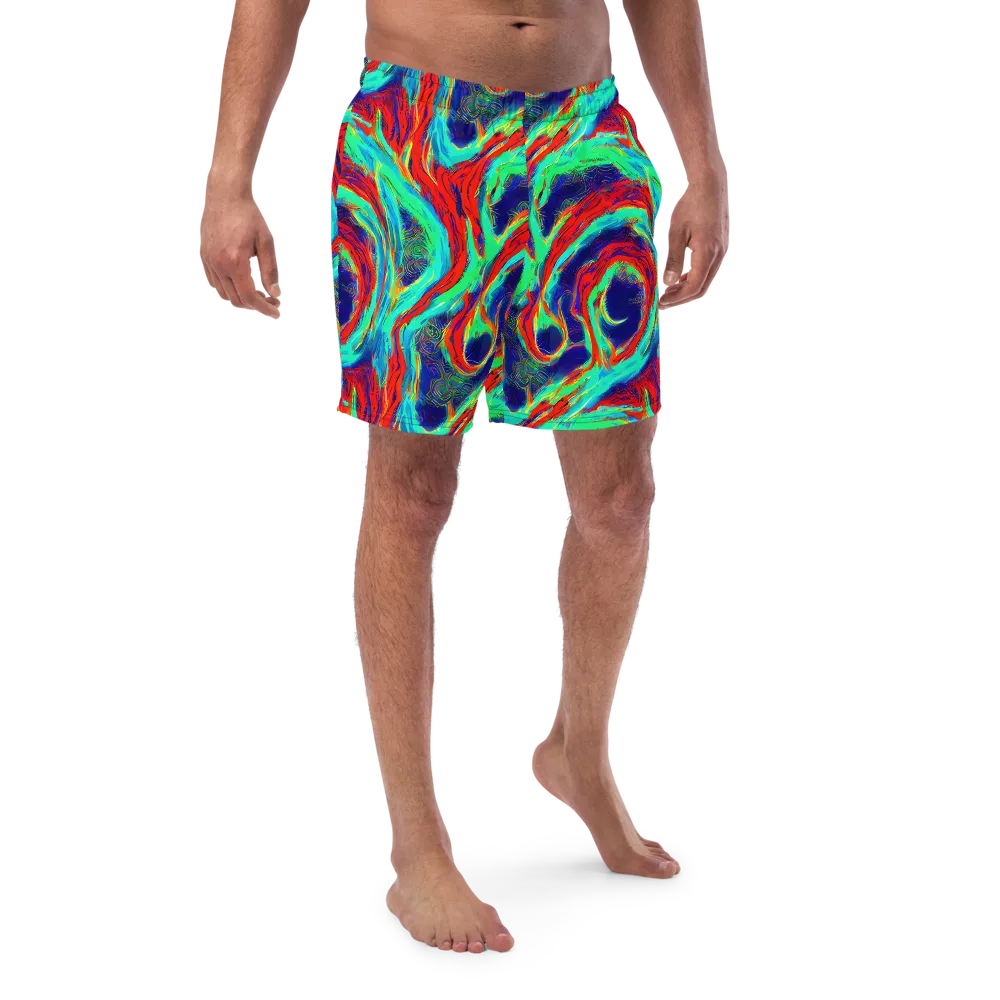 Cerulean Cyclone on Swim Trunks — Front