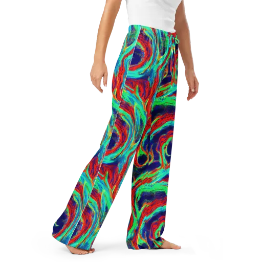 Cerulean Cyclone on a Women's Pajama Pants