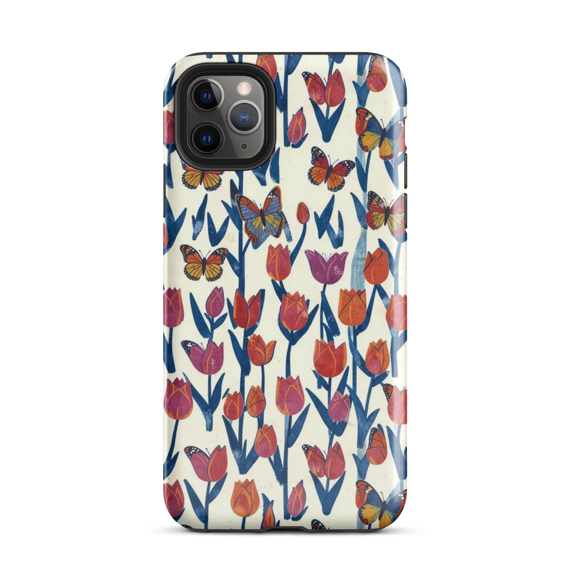 Butterfly Tulip Almanac on Tough Case for iPhone® — Front