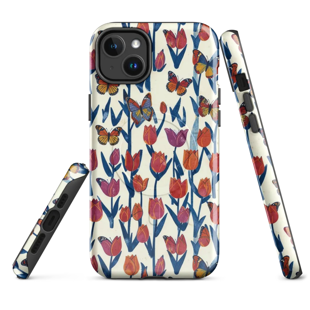 Butterfly Tulip Almanac on MagSafe Tough Case for iPhone® — Front