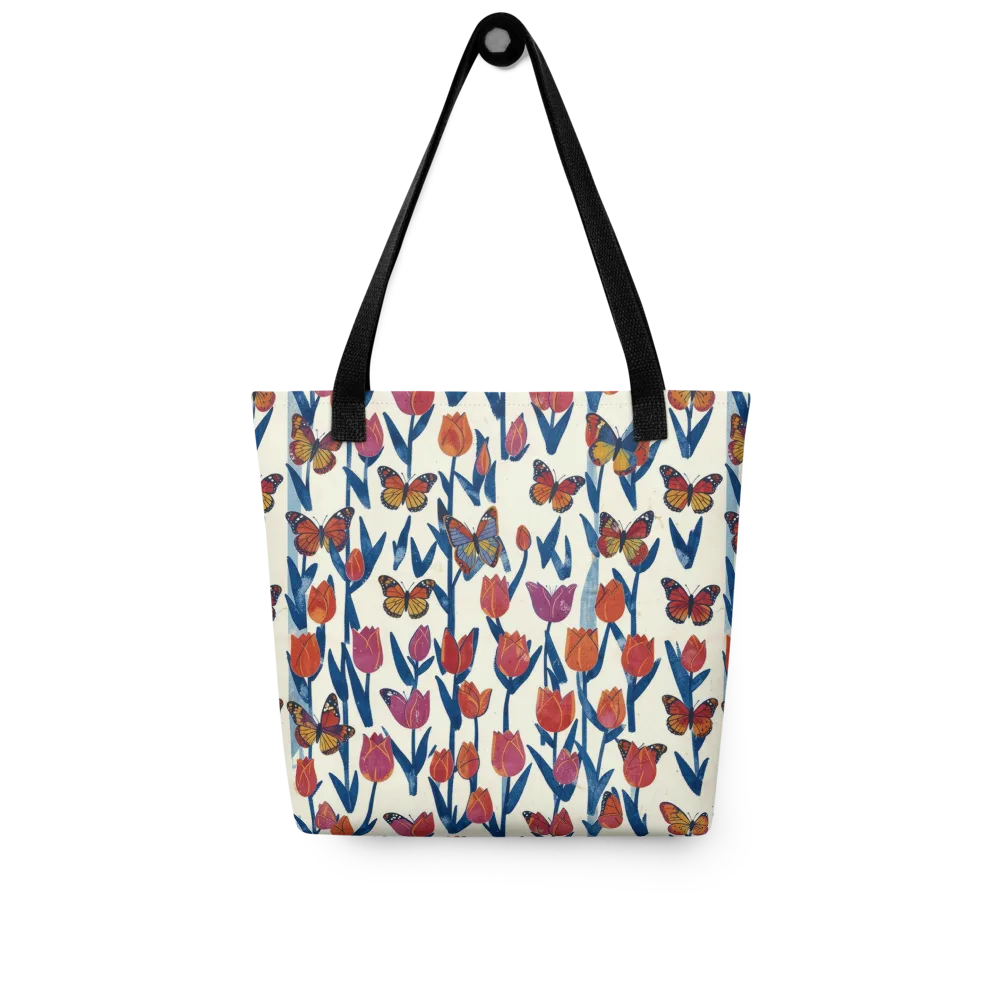 Butterfly Tulip Almanac on Tote Bag — Front