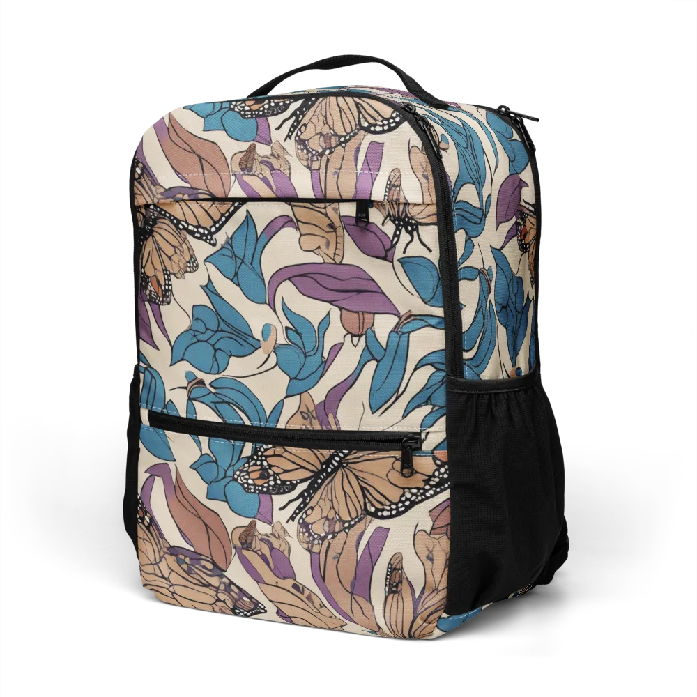 Cobalt Wings on Utility Backpack — Left Front