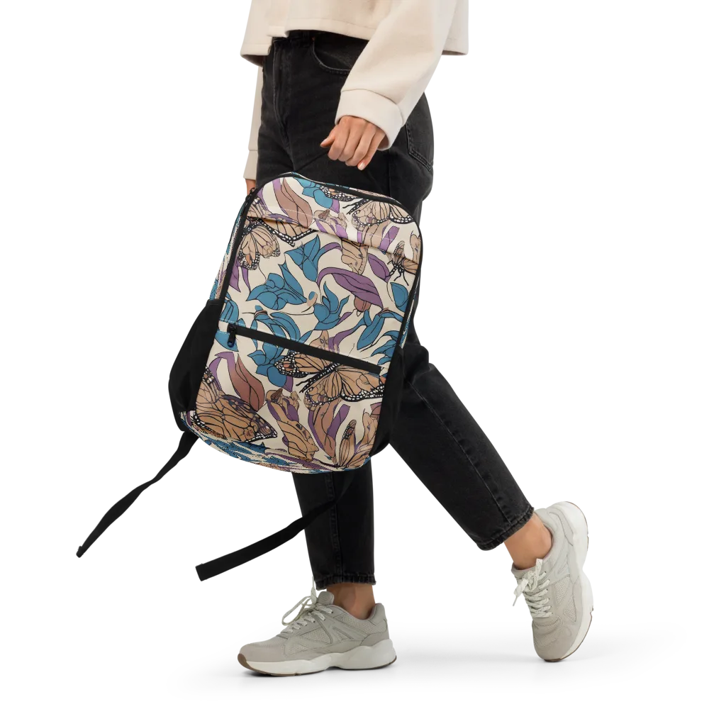 Cobalt Wings on Utility Backpack — Front