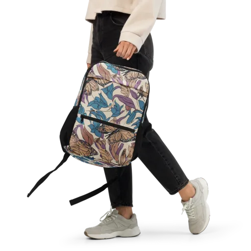 Cobalt Wings on a Utility Backpack