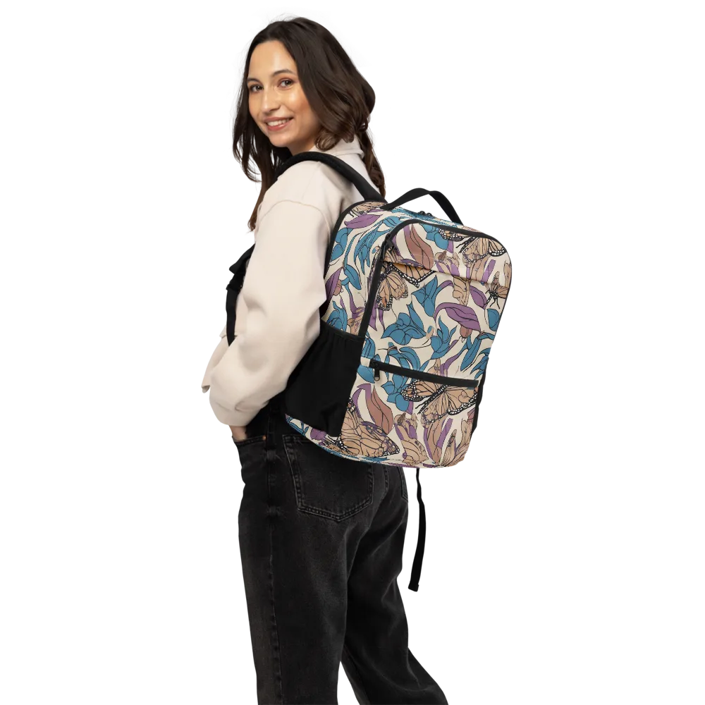 Cobalt Wings on Utility Backpack — Back