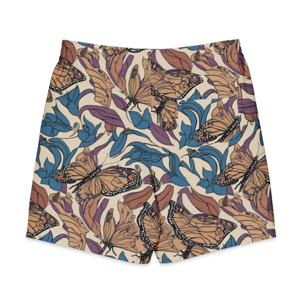 Cobalt Wings on Men's Board Shorts — Back