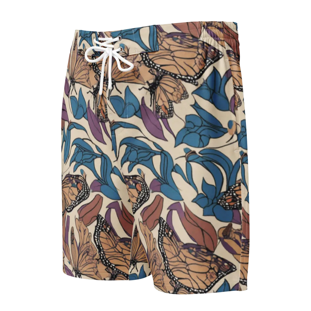Cobalt Wings on Men's Board Shorts — Front