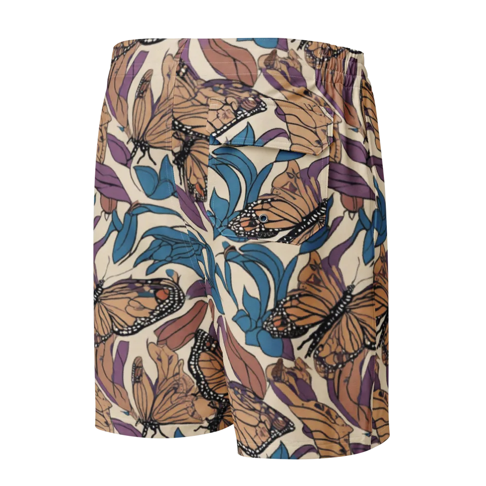 Cobalt Wings on Men's Board Shorts — Back