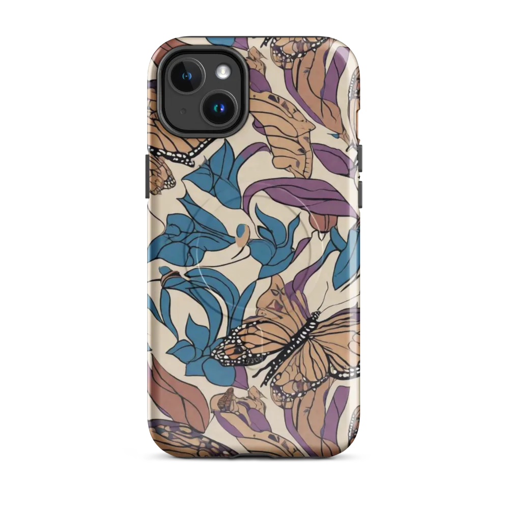 Cobalt Wings on MagSafe Tough Case for iPhone® — Front