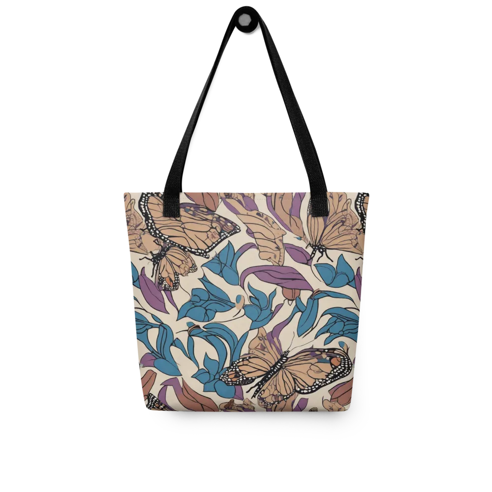 Cobalt Wings on Tote Bag — Front