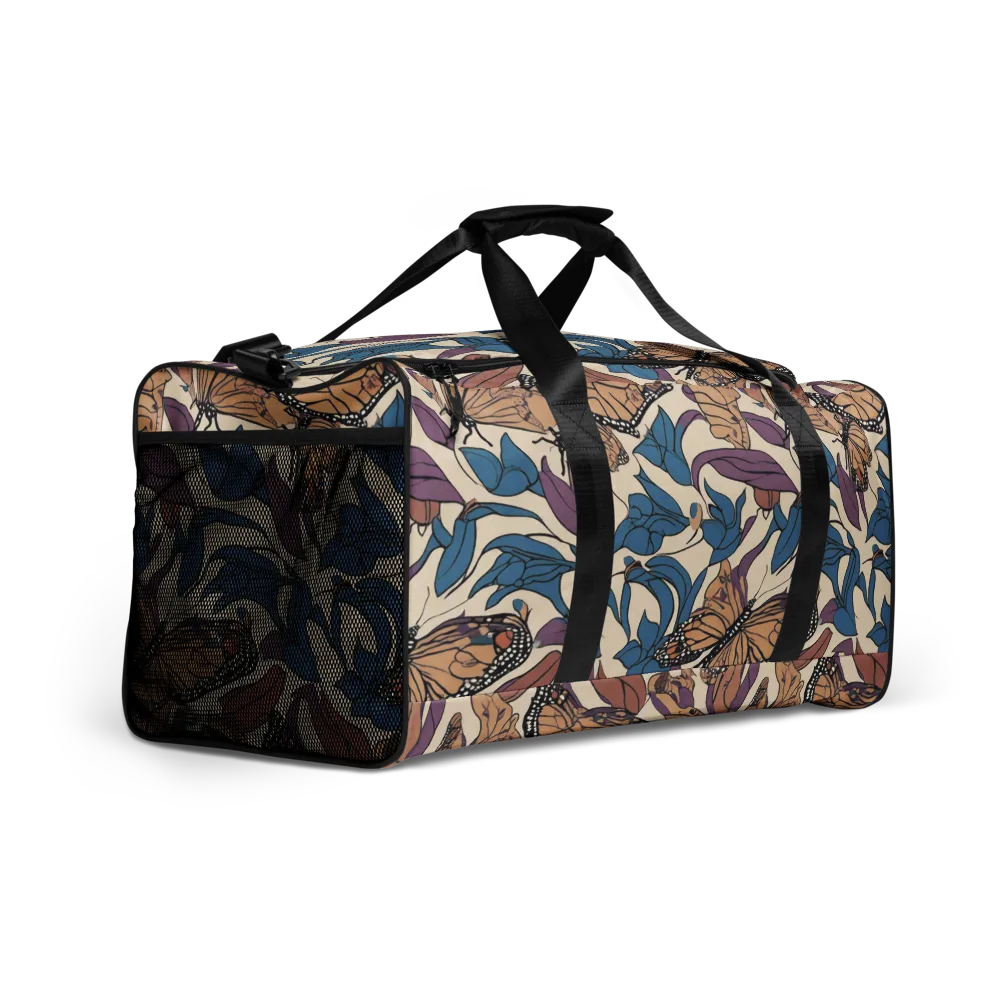 Cobalt Wings on Duffle Bag — Right Front