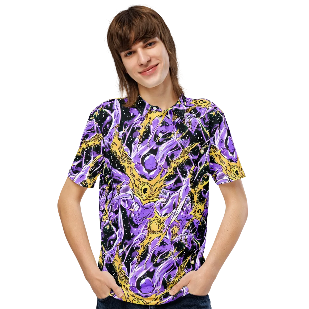 Violet Riot on Men's Slim Fit Polo Shirt — Front