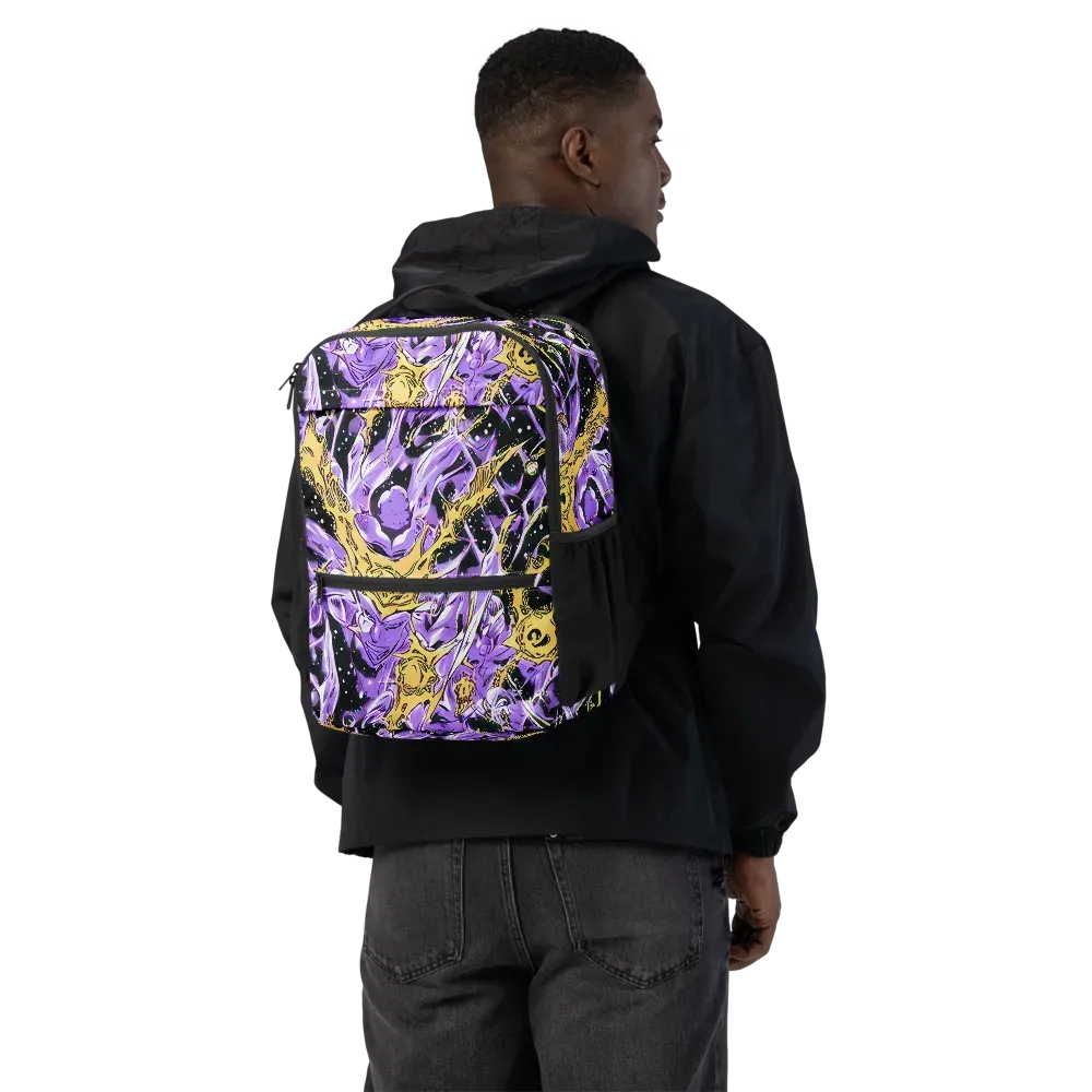 Violet Riot on Utility Backpack — Back