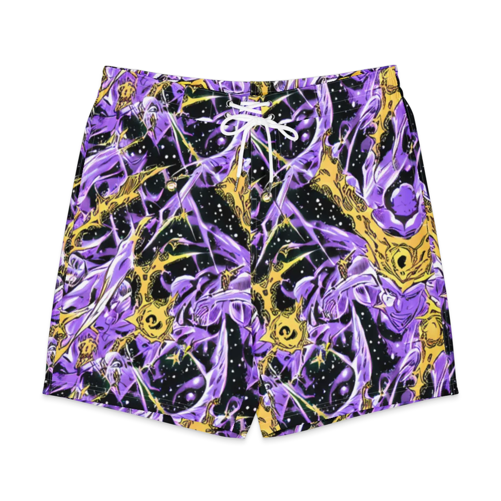 Violet Riot on Men's Board Shorts — Front