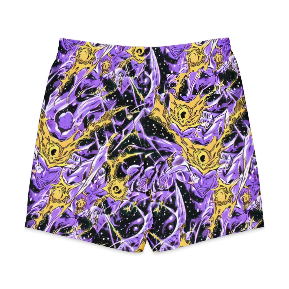 Violet Riot on Men's Board Shorts — Back
