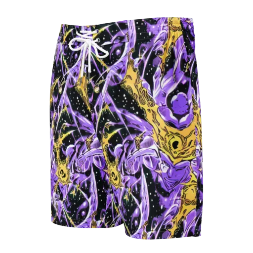Violet Riot on a Men's Board Shorts