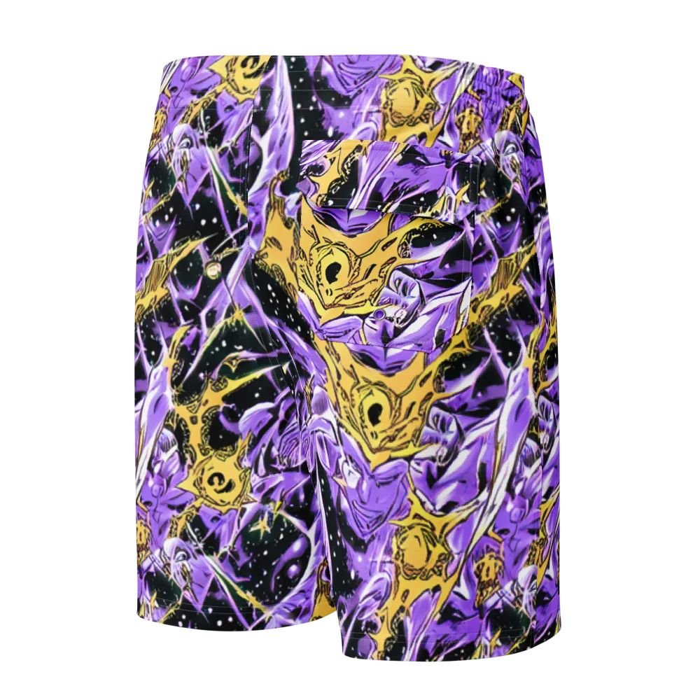 Violet Riot on Men's Board Shorts — Back