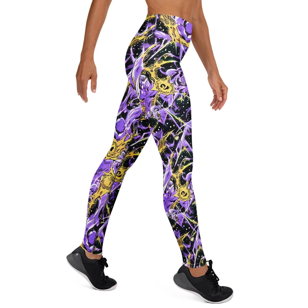 Violet Riot on Yoga Leggings — Right